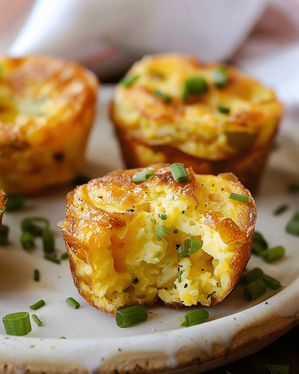 Crispy Potato Egg Souffle Bites