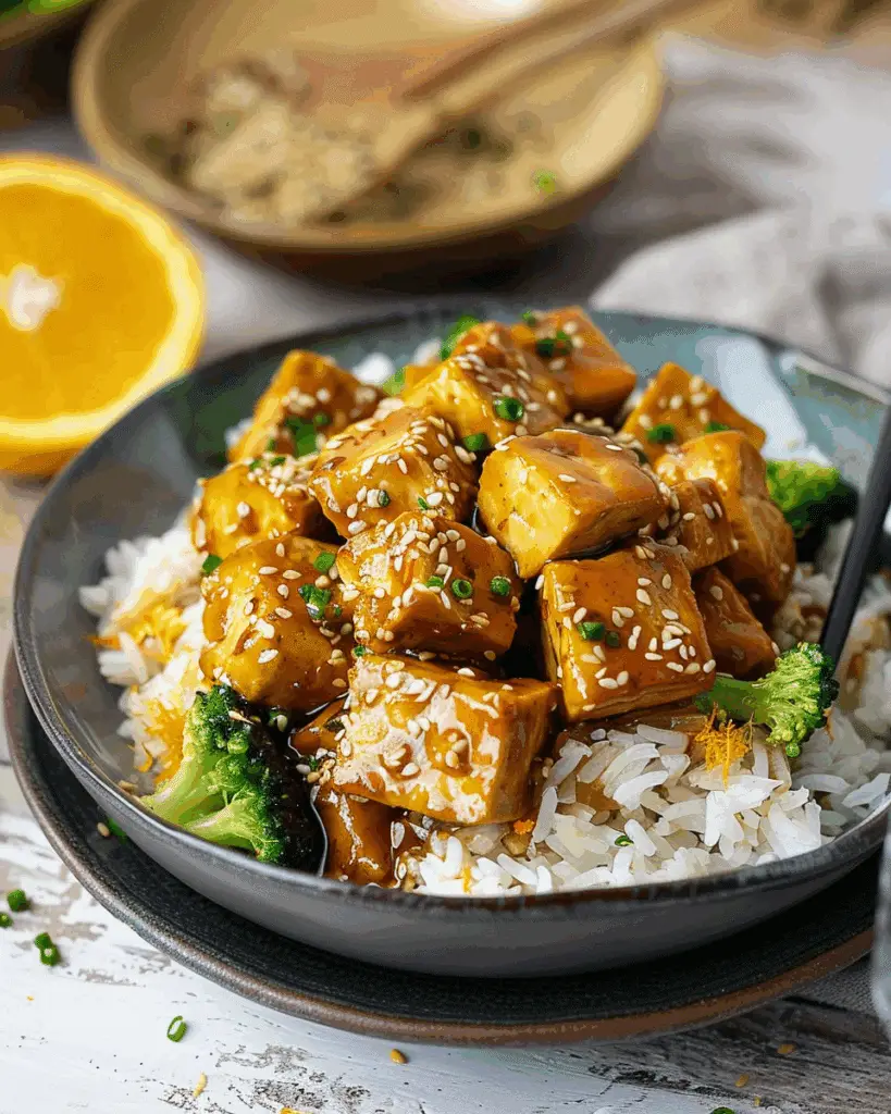Easy Orange Tofu Recipe