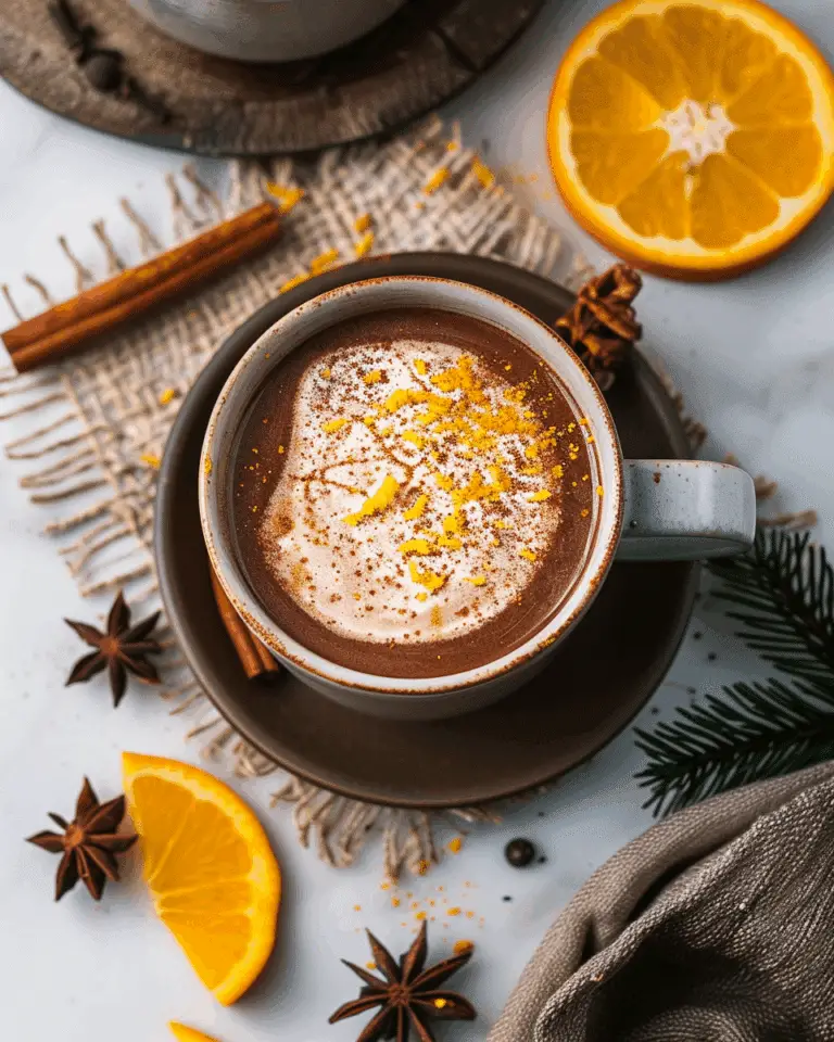 Orange & Spice Hot Chocolate