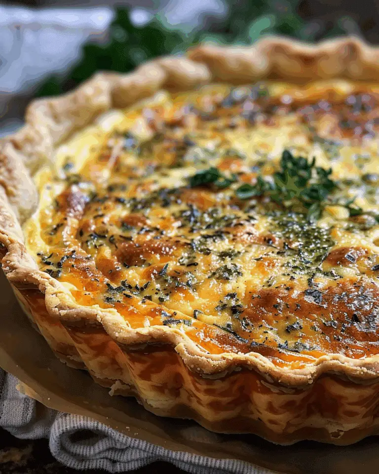 Herb and Cheese Quiche