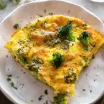 Broccoli Cheddar Frittata Souffle