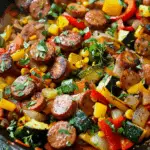 Sausage and Veggies Skillet