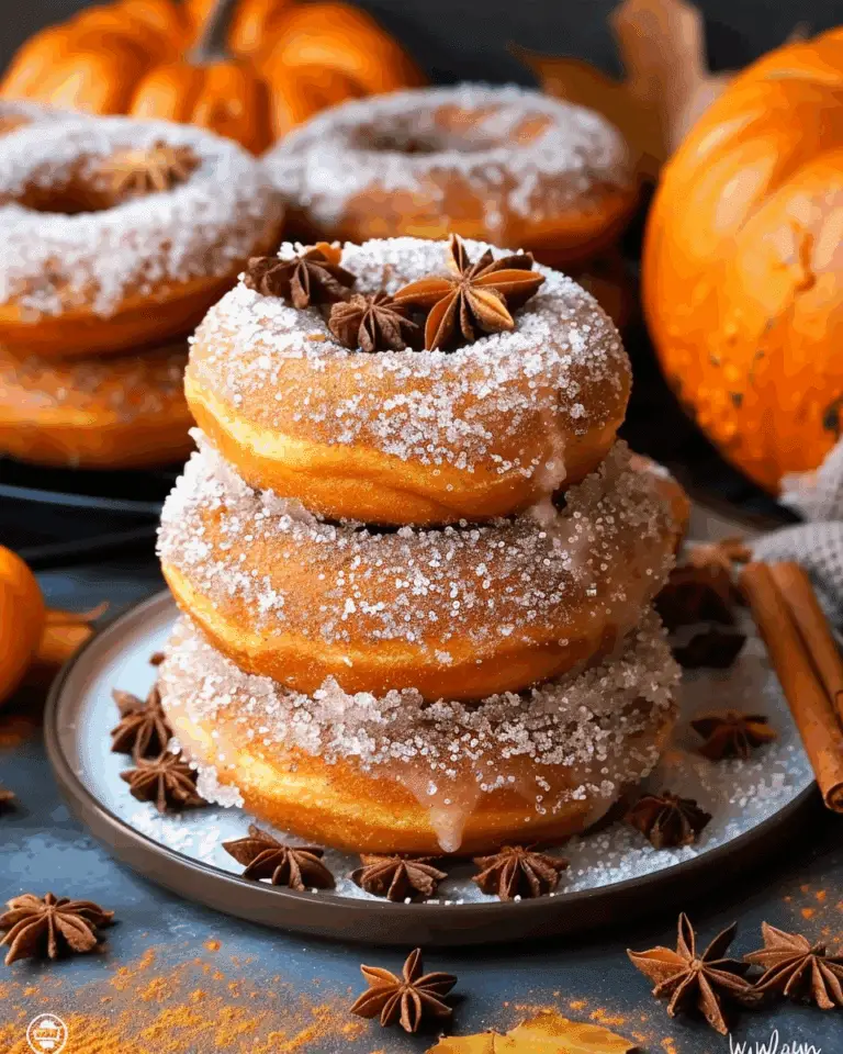 Baked Vegan Pumpkin Spice Donuts