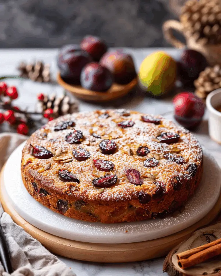 Eggless Plum Cake