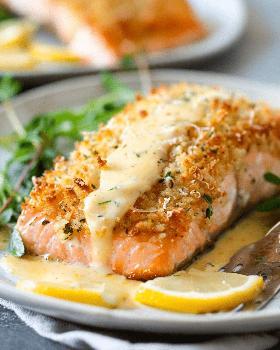 Parmesan Crusted Salmon Recipe