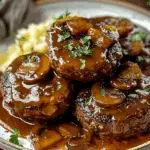 Salisbury Steak with Rich Mushroom Gravy