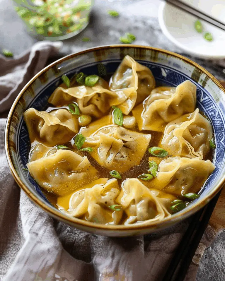 Vegan Wonton Soup