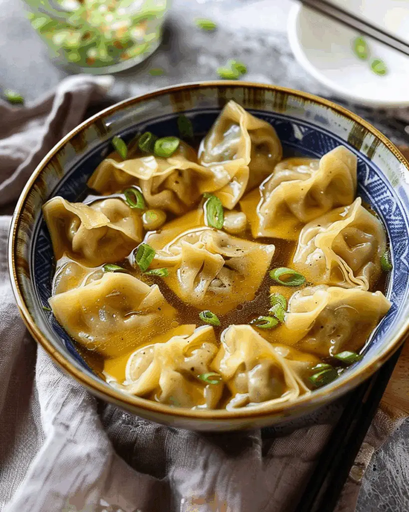 Vegan Wonton Soup