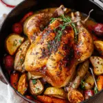 Dutch Oven Roast Chicken and Vegetables
