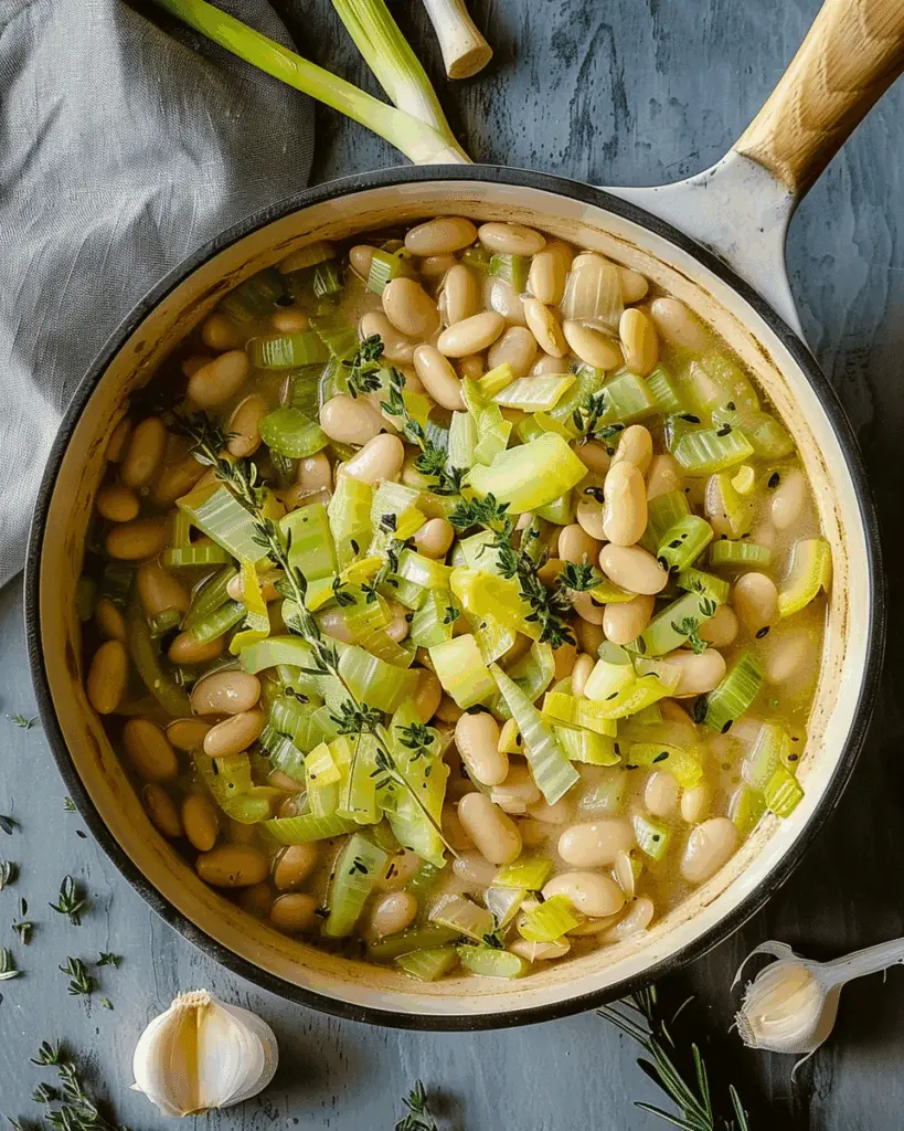 Flavorful Butter Beans with Leeks
