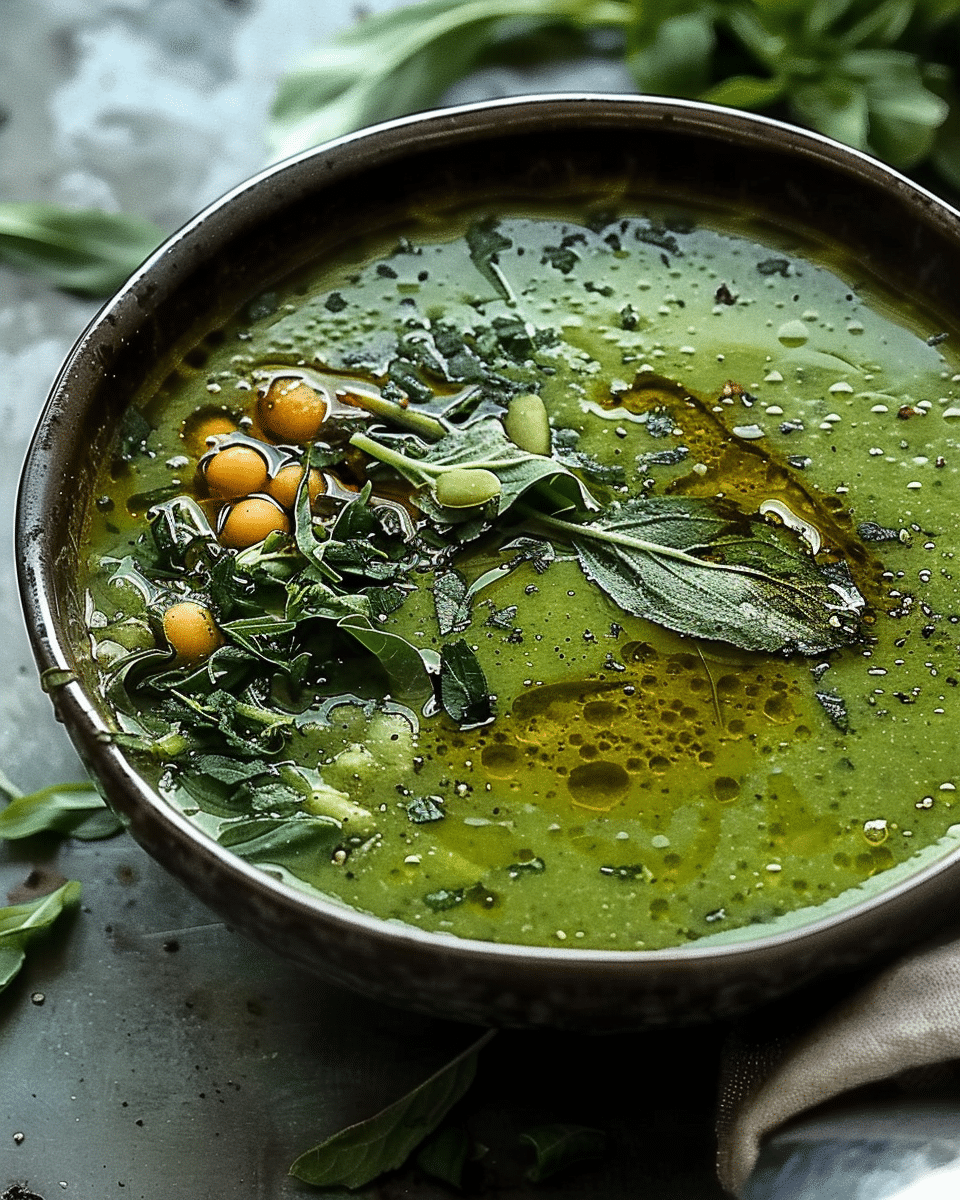 Green Goddess Herb Soup