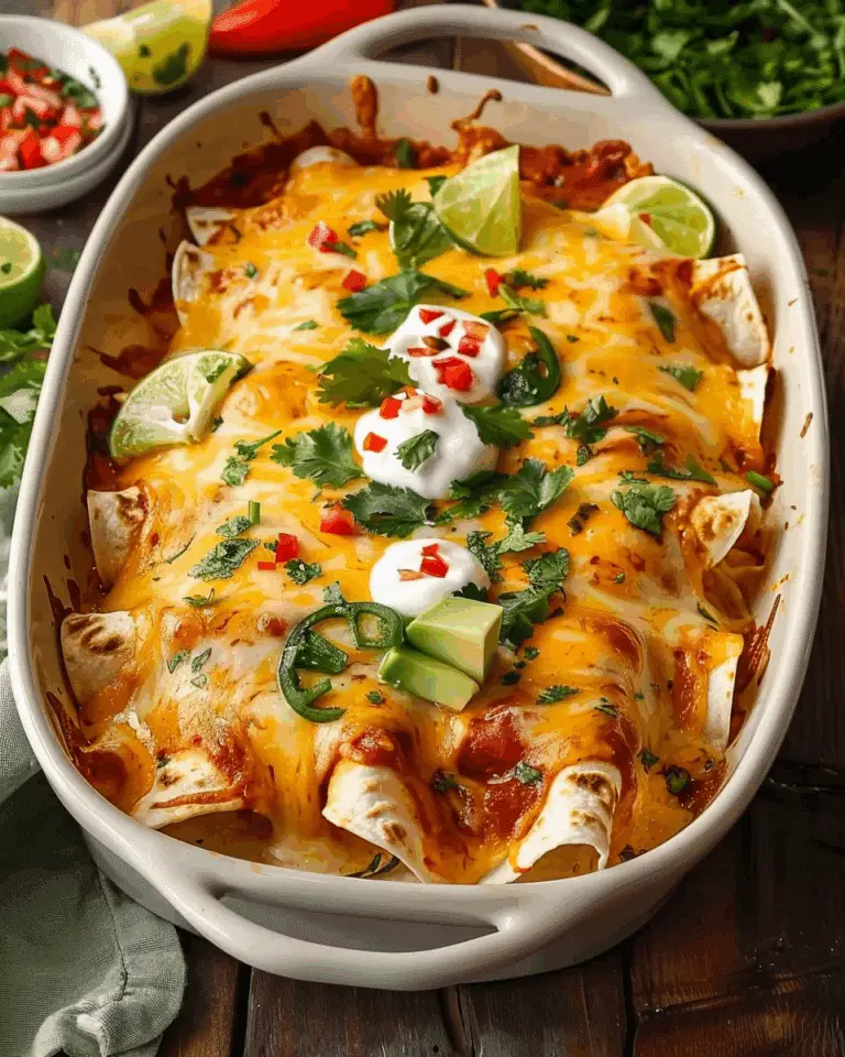 Cheesy Shrimp Enchiladas