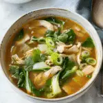 Hearty Bok Choy Chicken Soup