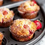 Air Fryer Strawberry Muffins