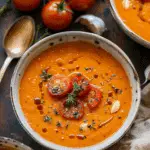 Creamy Roasted Garlic Tomato Soup