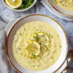 Greek Egg and Lemon Soup (Avgolemono Soupa)