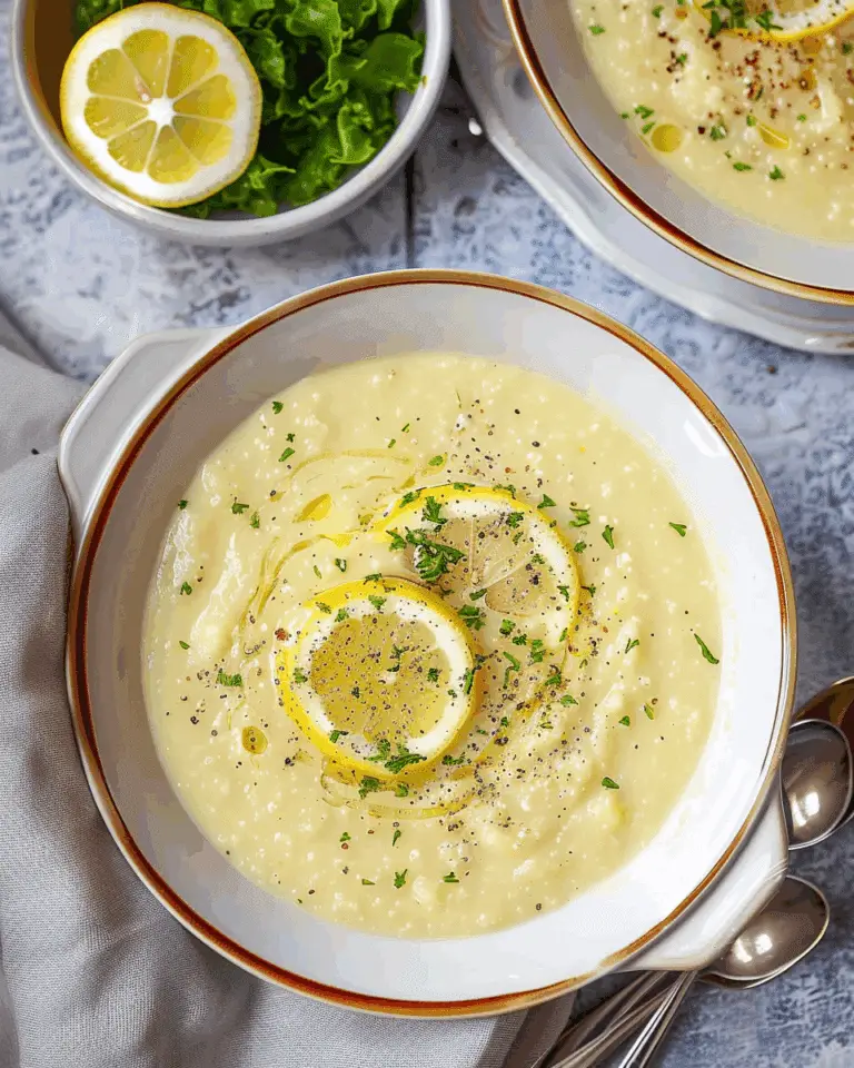 Greek Egg and Lemon Soup (Avgolemono Soupa)