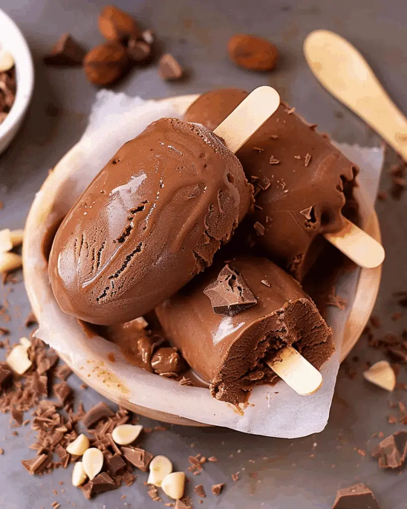 Homemade Chocobar Ice Cream
