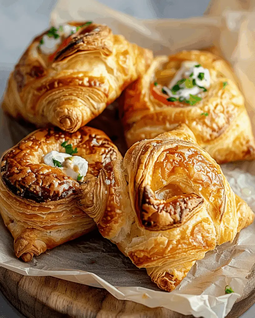 Homemade Savory Breakfast Pastries