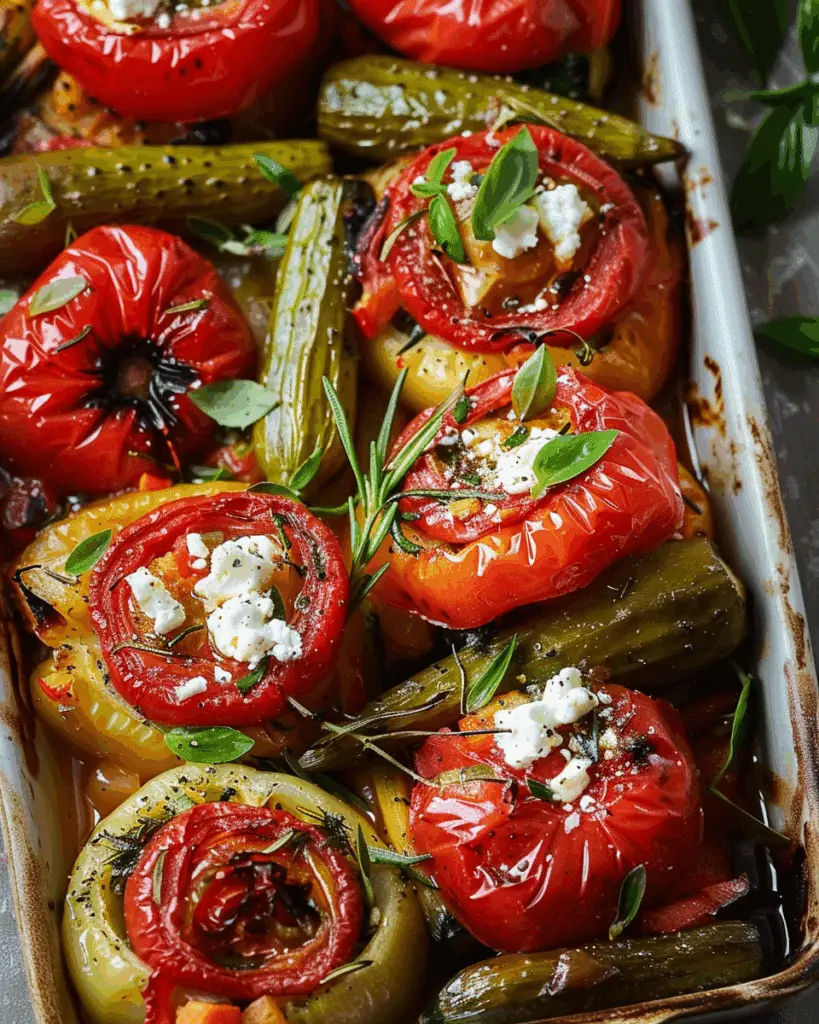 Greek Stuffed Vegetables (Gemista)