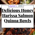Honey Harissa Salmon Quinoa Bowls Recipe