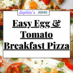 Egg & Tomato Breakfast Pizza Recipe