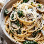 Spinach Mushroom Pasta