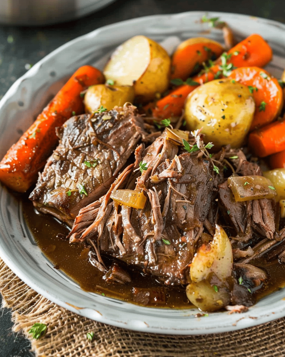 Ultimate Slow Cooker Pot Roast Recipe