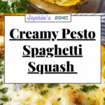 Creamy Pesto Spaghetti Squash Recipe