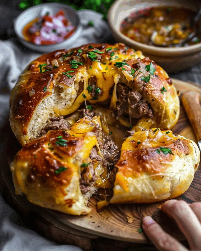 Fluffy Pan Bread With Beef