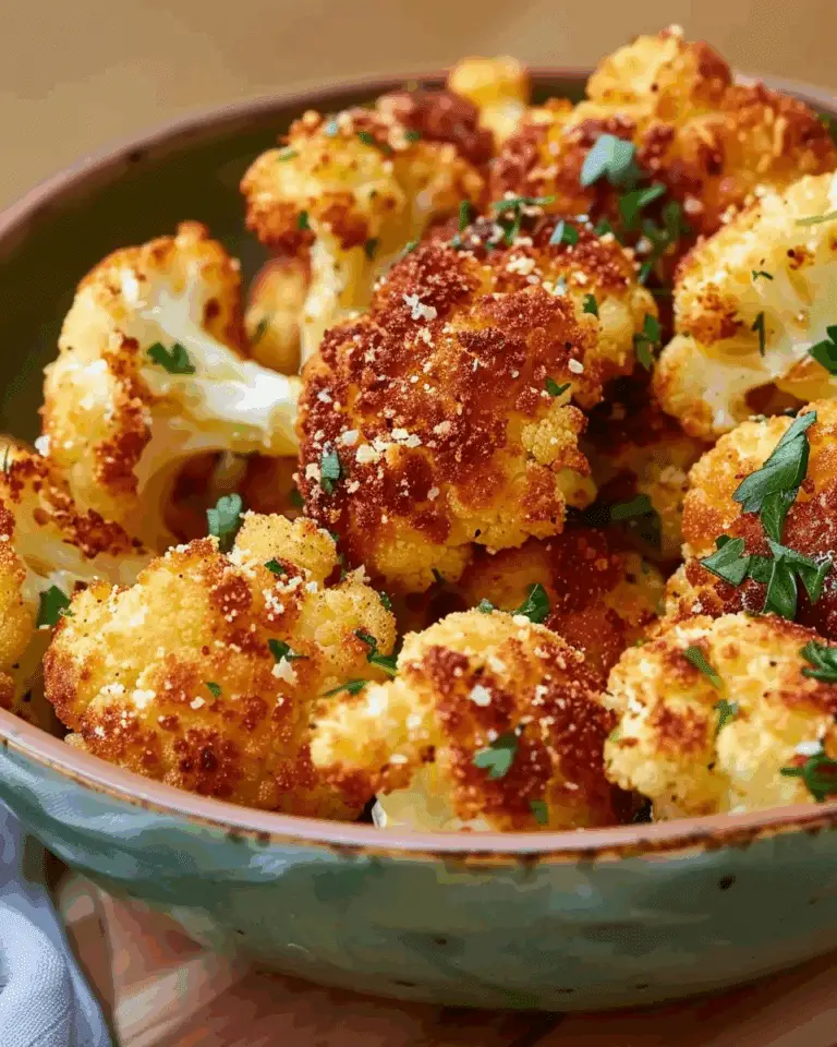 Parmesan Cauliflower Bites Recipe