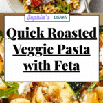 Roasted Veggie Pasta with Feta Recipe