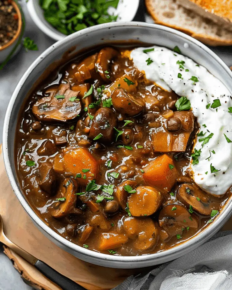 Vegan Mushroom Stew