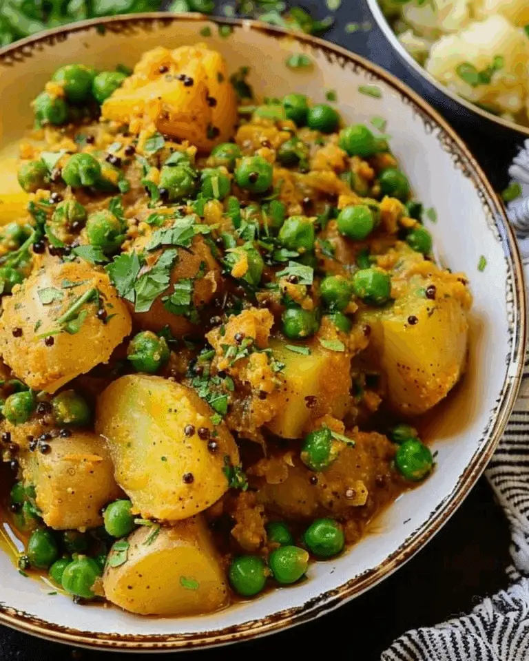 Indian Bombay Potatoes and Peas