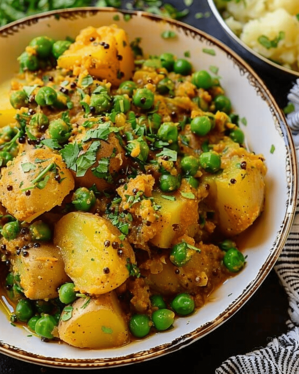 Indian Bombay Potatoes and Peas