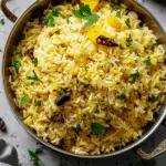 One Pot Simple Moroccan Saffron Rice Pilaf