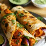 The BEST Chicken Kathi Rolls