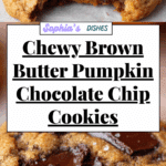 Chewy Brown Butter Pumpkin Chocolate Chip Cookies Recipe