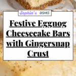Eggnog Cheesecake Bars Recipe