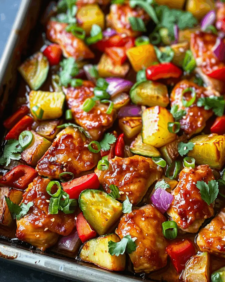 Hawaiian Chicken Sheet Pan