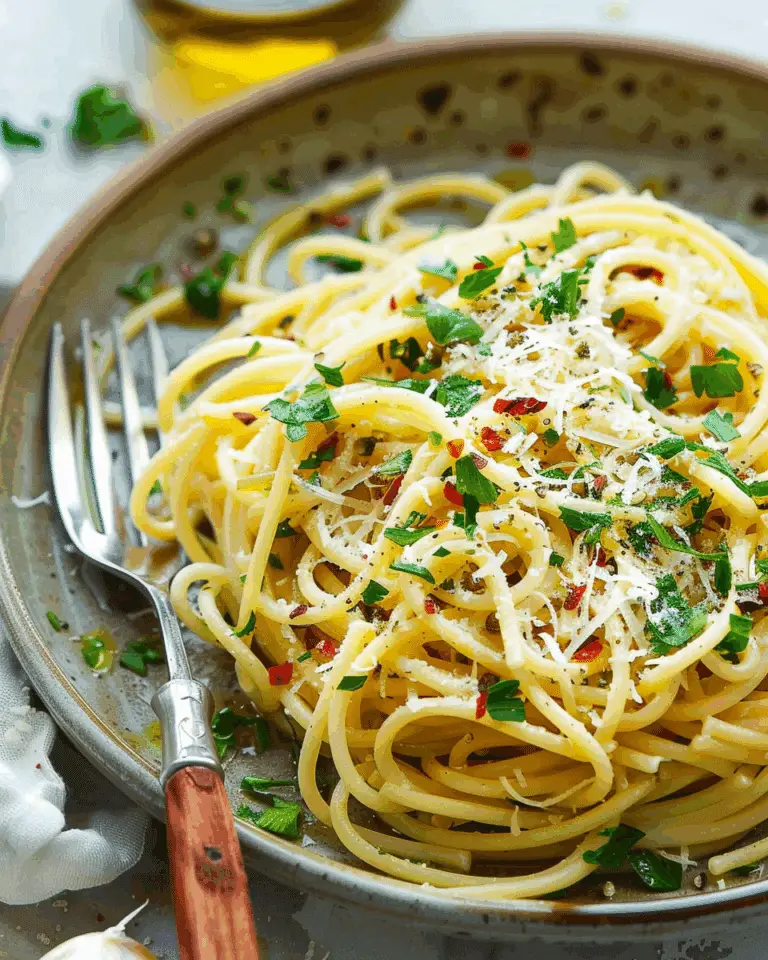 Spaghetti with Garlic and Olive Oil