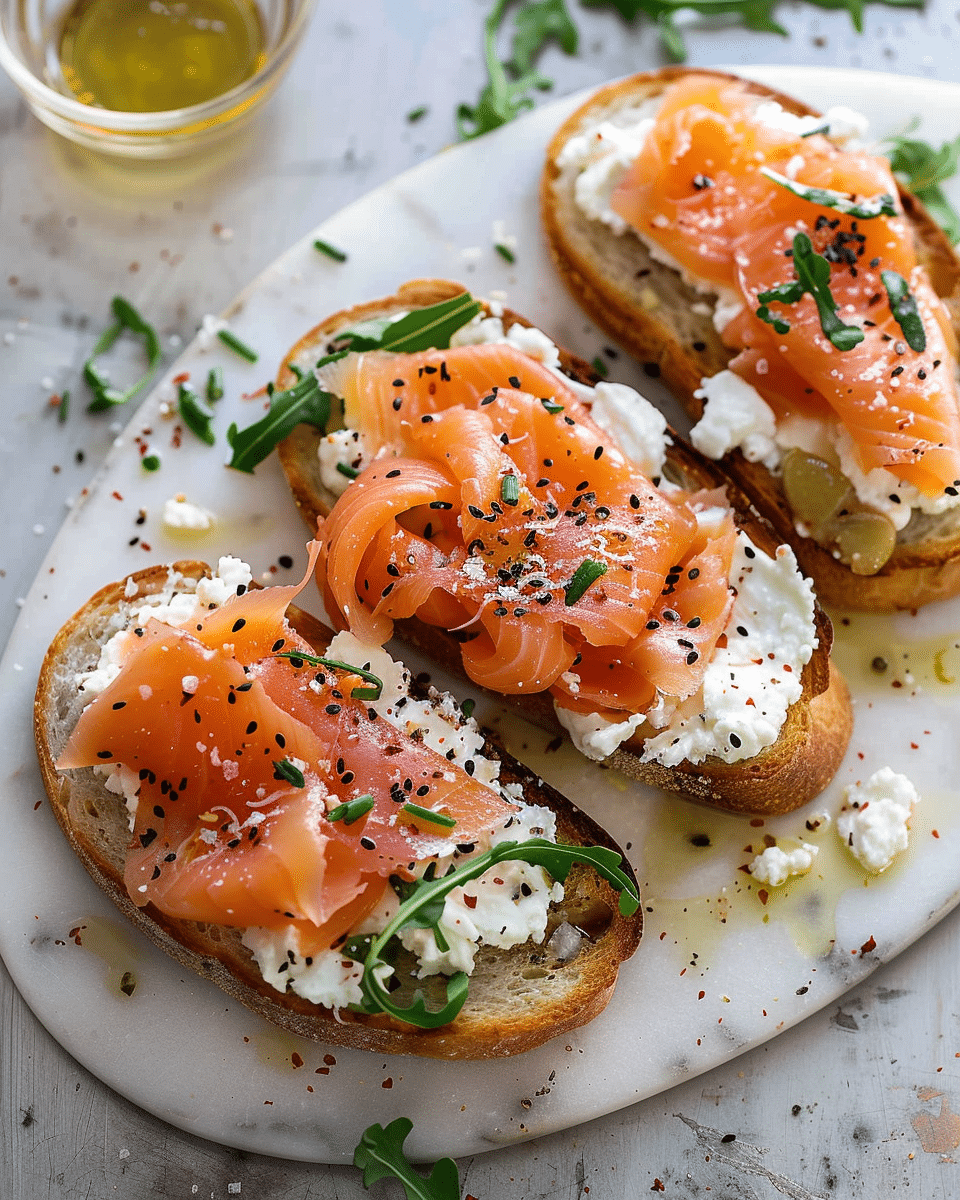 Smoked Salmon Cottage Cheese Toast