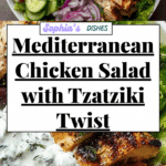Mediterranean Chicken Salad with Creamy Tzatziki Recipe
