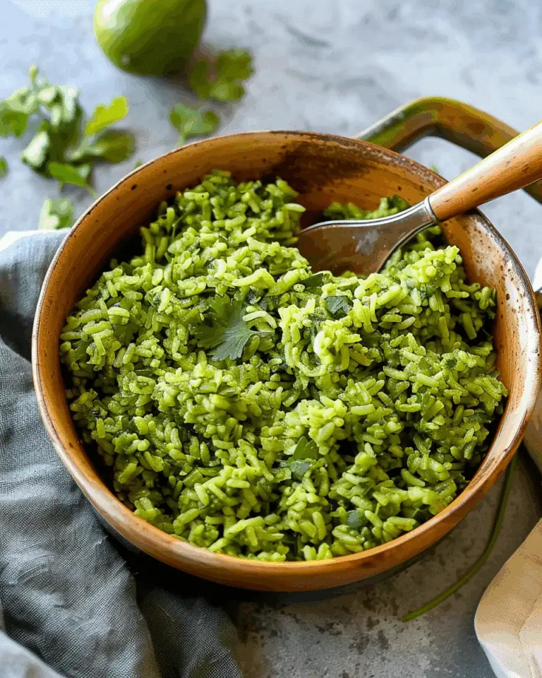 Arroz Verde (Green Rice Recipe)