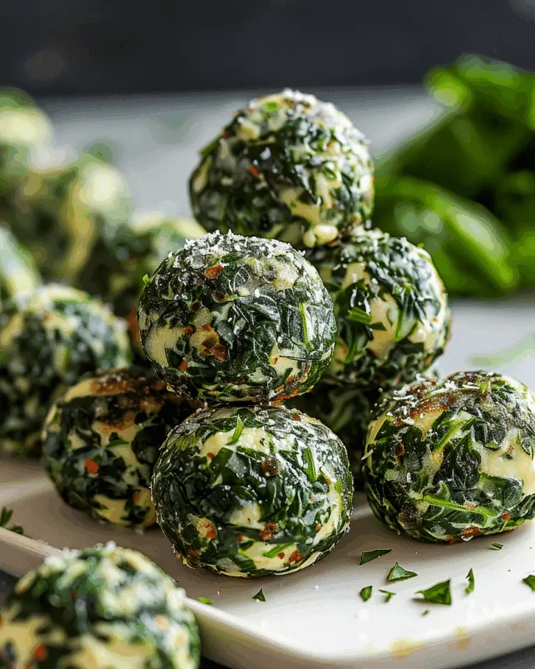 Spinach Cheese Balls
