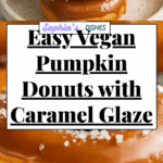 Vegan Pumpkin Donuts with Salted Caramel Glaze Recipe