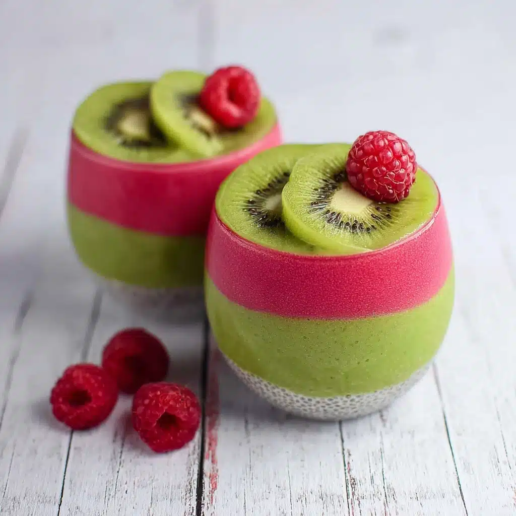 Kiwi and Raspberry Chia Pudding Recipe - Recipe Image