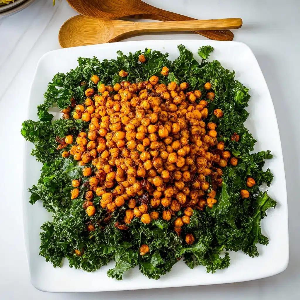 Crispy Chickpea and Kale Salad Recipe 5 Crispy Chickpea and Kale Salad Recipe - Recipe Image