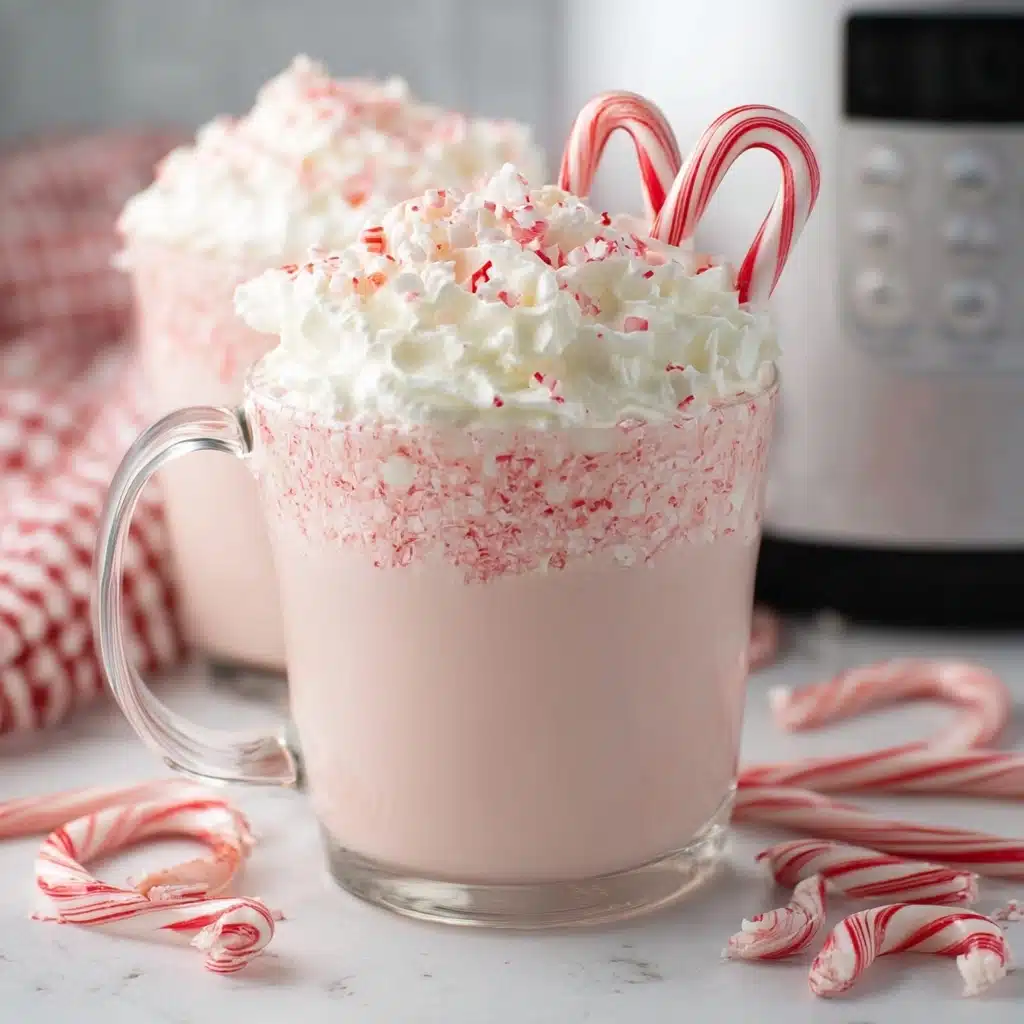 Candy Cane Hot Chocolate Recipe - Recipe Image
