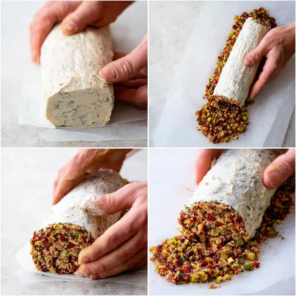 Easy Cranberry Pistachio Cheese Log Recipe 4 Easy Cranberry Pistachio Cheese Log Recipe - Recipe Image